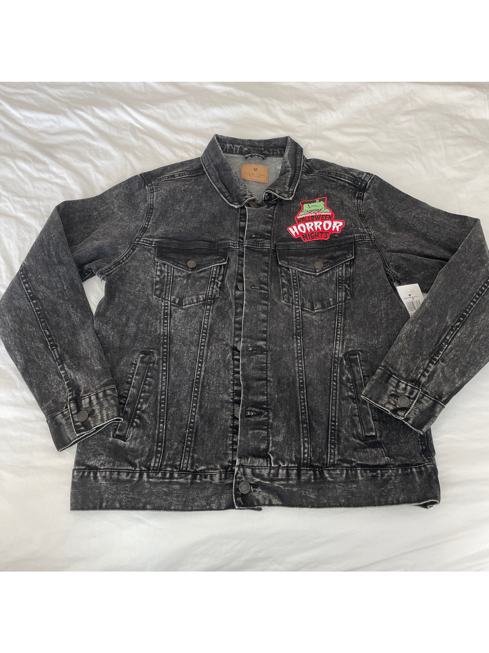 Nwt Universal Studios Halloween Horror Nights 2022 Studio Screamers Jean Jacket